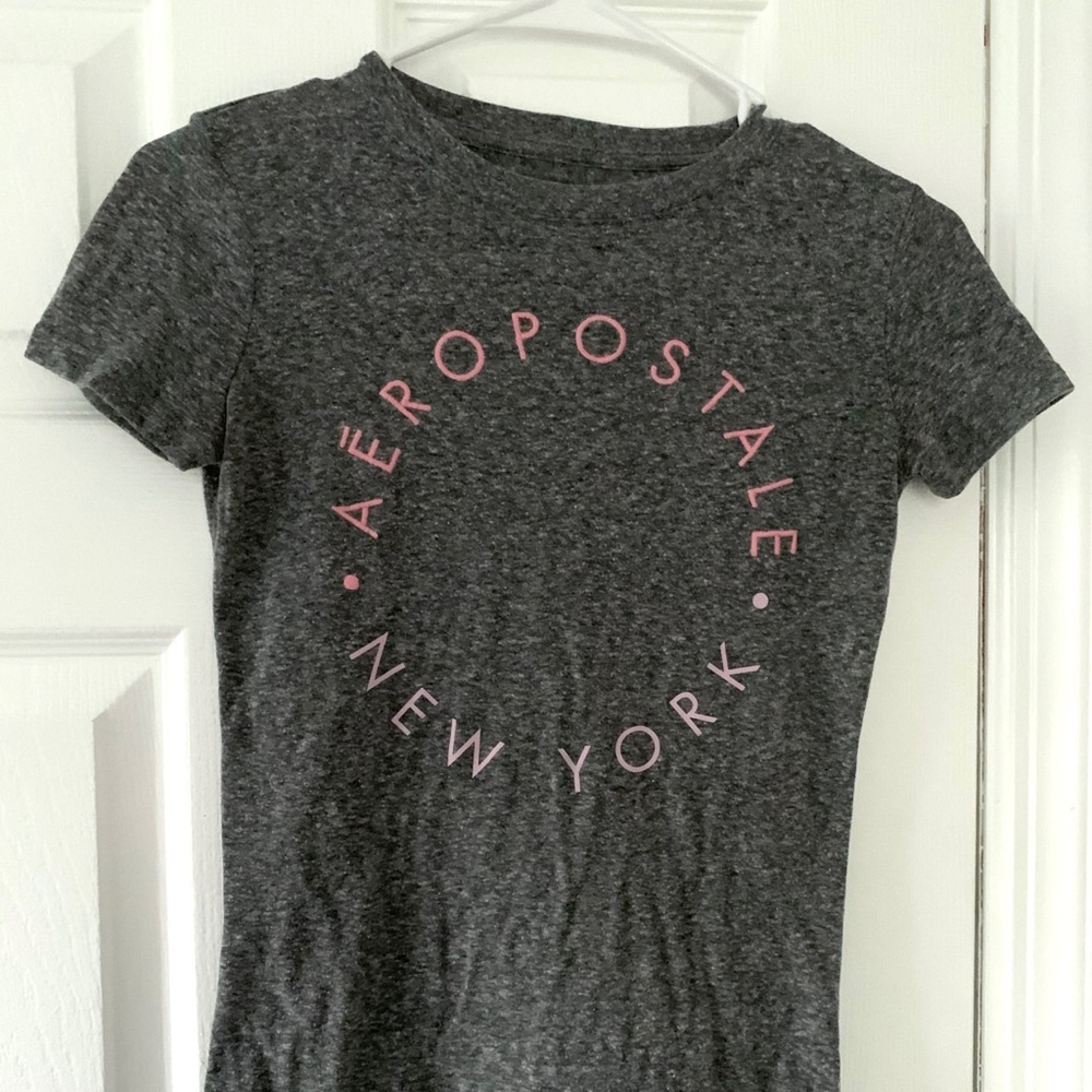 Aeropostale Gray Fitted Tee